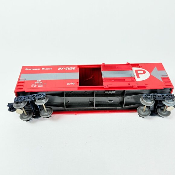 Southern Pacific SP 9607 Lionel O Scale Hy-Cube Boxcar 10" Red Gray Detailed - Picture 7 of 10